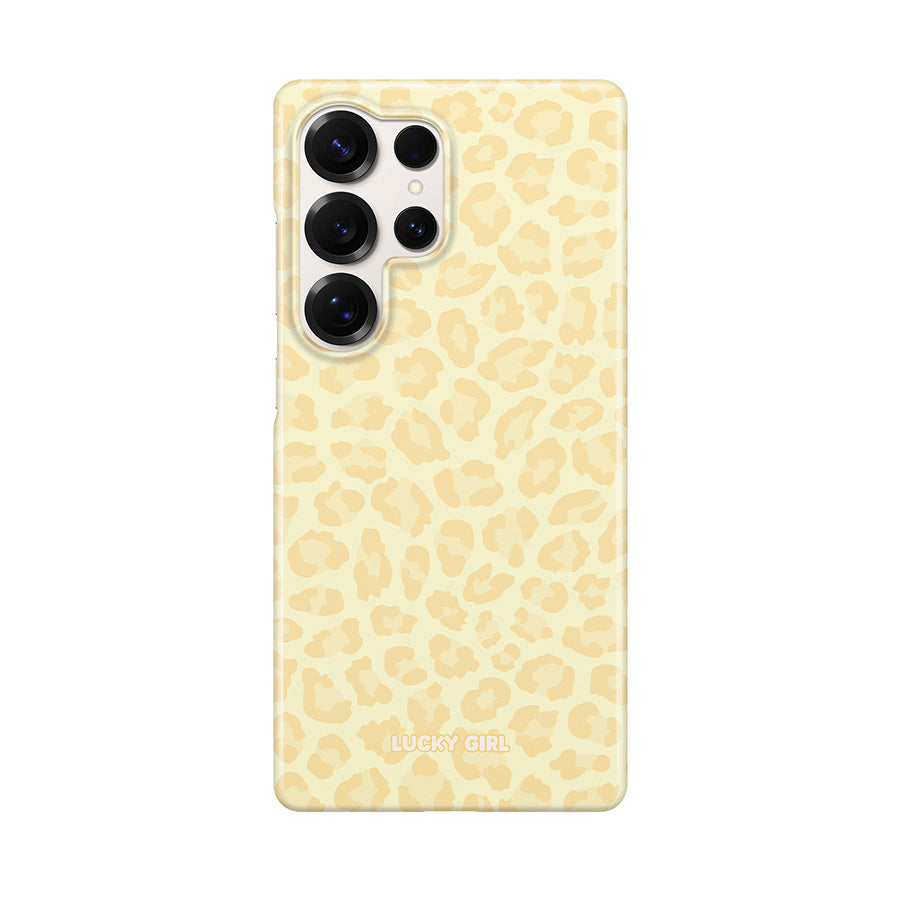 Banana Whispers Leopard Phone Case