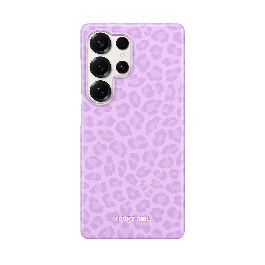 Lilac Leopard Phone Case