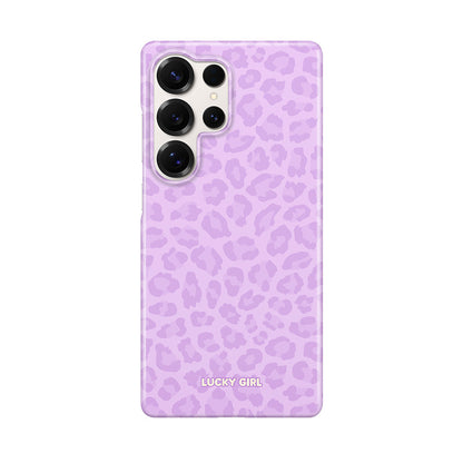 Lilac Leopard Phone Case