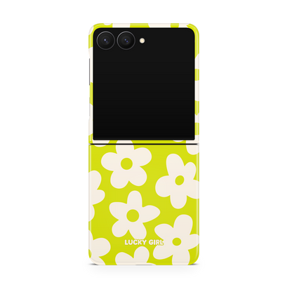 Electric Lime Big Blooms Phone Case