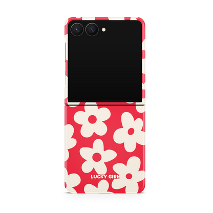 Vermillion Big Blooms Phone Case