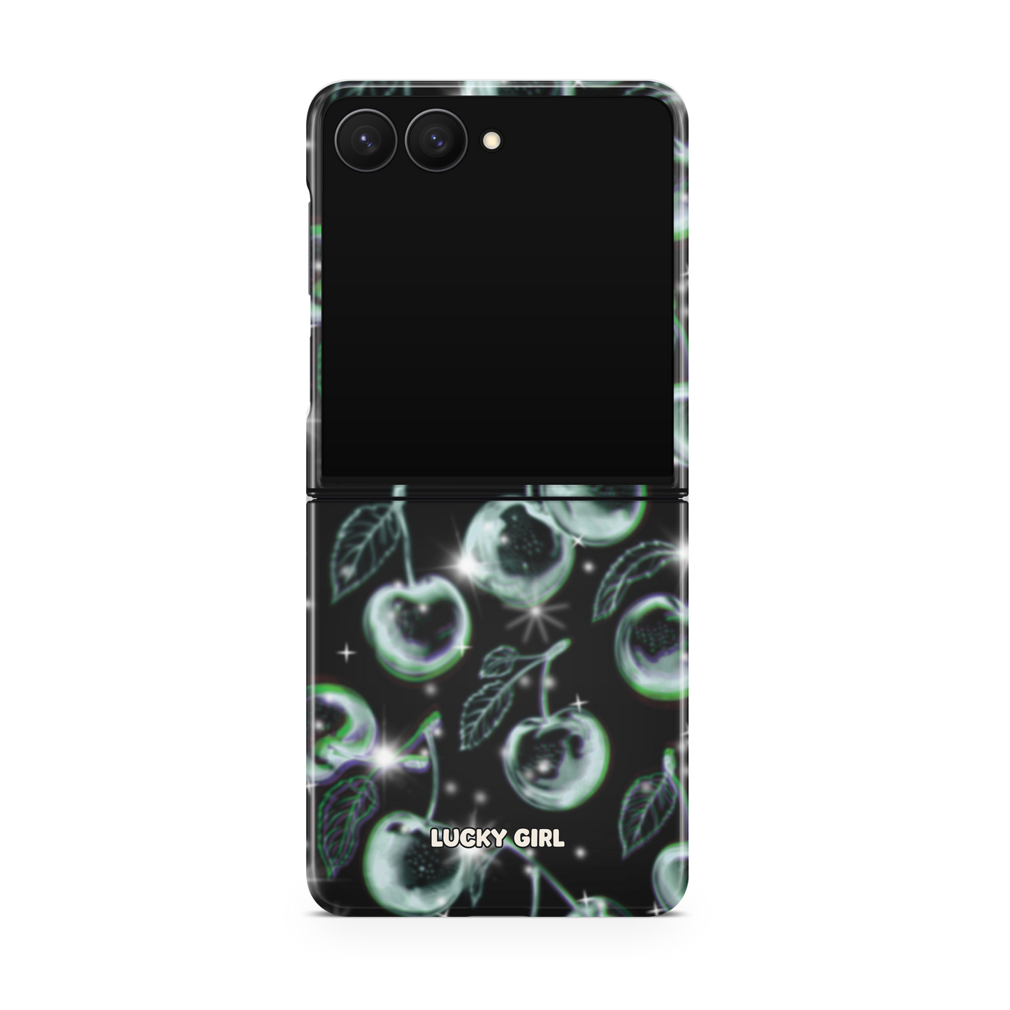 Chrome Cherries Phone Case
