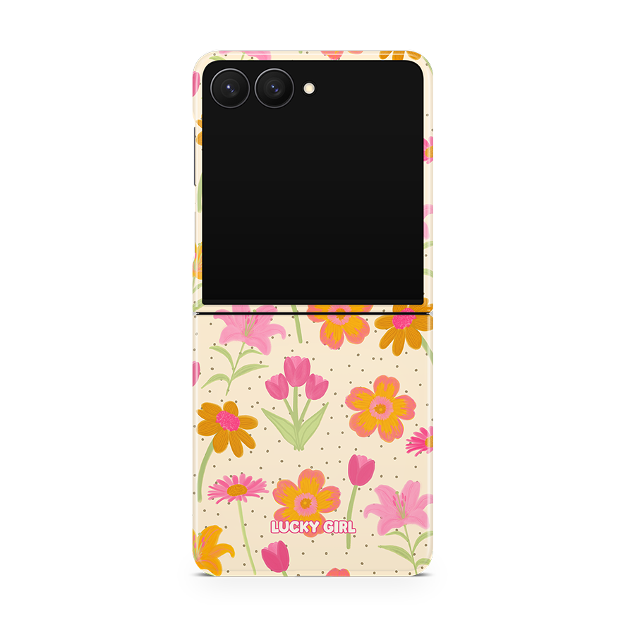 Polka Petals Phone Case