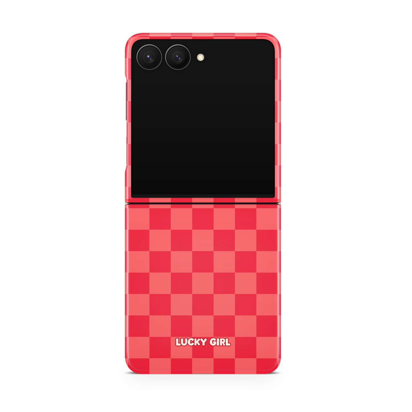 Vermillion Checkers Phone Case