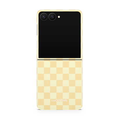 Banana Whispers Checkers Phone Case