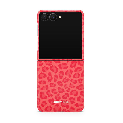 Vermillion Leopard Phone Case