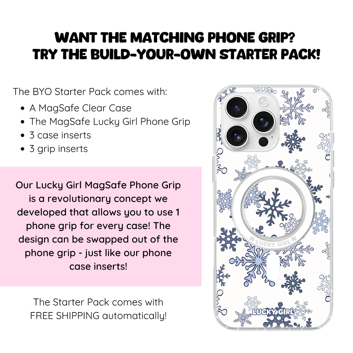 First Snow Clear Case Insert iPhone 17