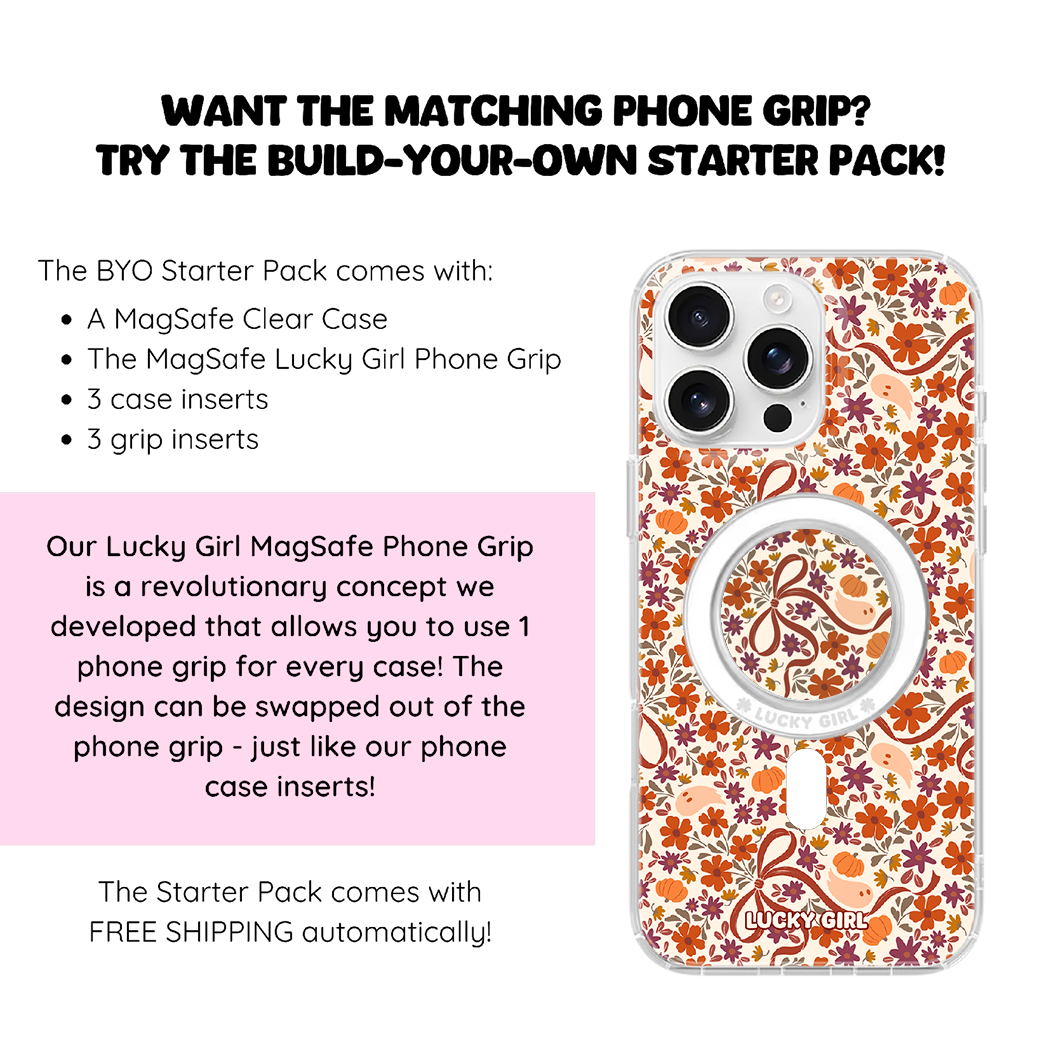 Ghostly Garden Clear Case Insert iPhone 17