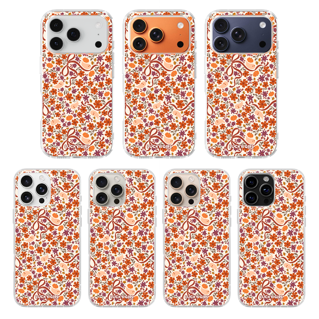 Ghostly Garden Clear Case Insert iPhone 17