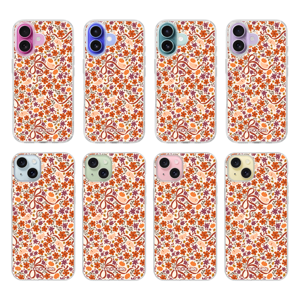 Ghostly Garden Clear Case Insert iPhone 17