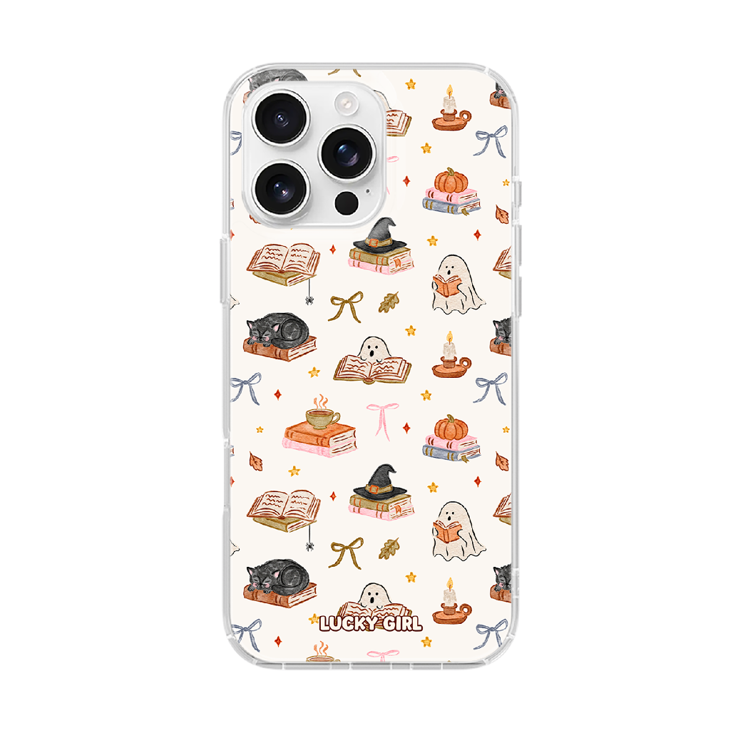 Haunted Library Clear Case Insert iPhone 17
