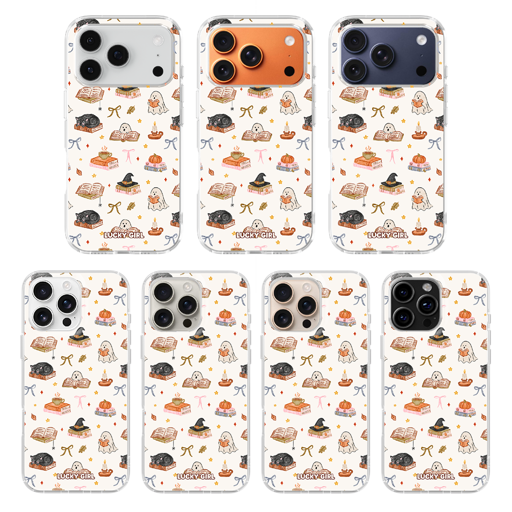 Haunted Library Clear Case Insert iPhone 17