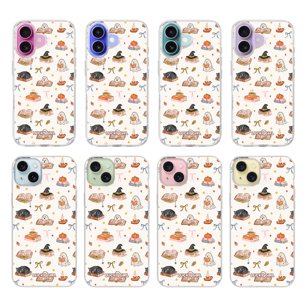 Haunted Library Clear Case Insert iPhone 17