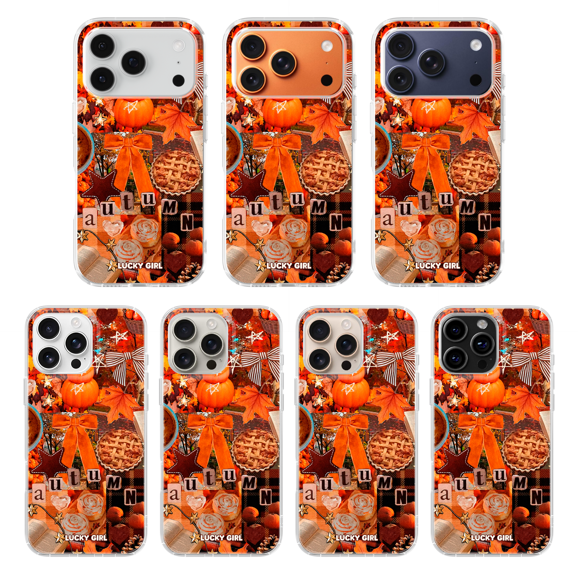 Hello Autumn Clear Case Insert iPhone 17