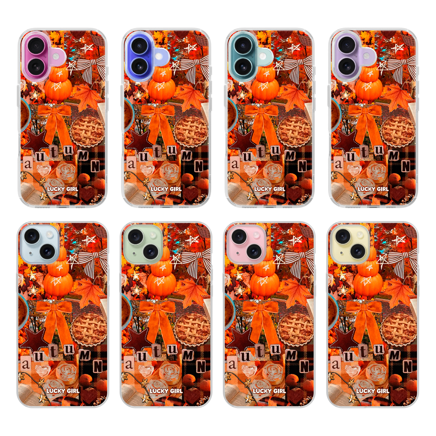 Hello Autumn Clear Case Insert iPhone 17
