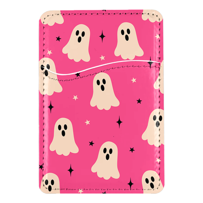 Hot Pink Haunt MagSafe Card Holder