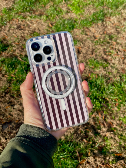 Tuxedo Stripes Clear Case Insert