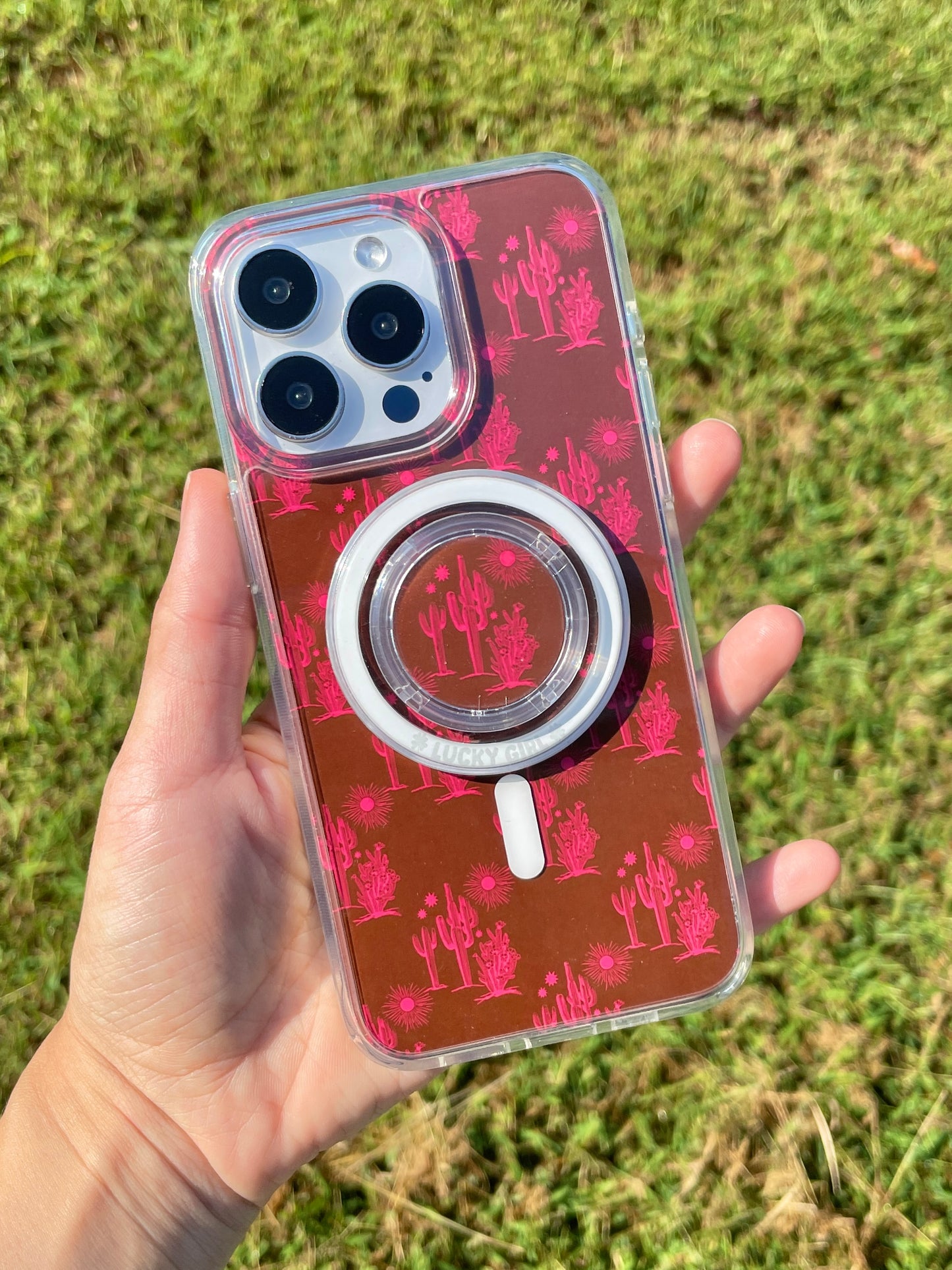 Prickly Pink Clear Case Insert