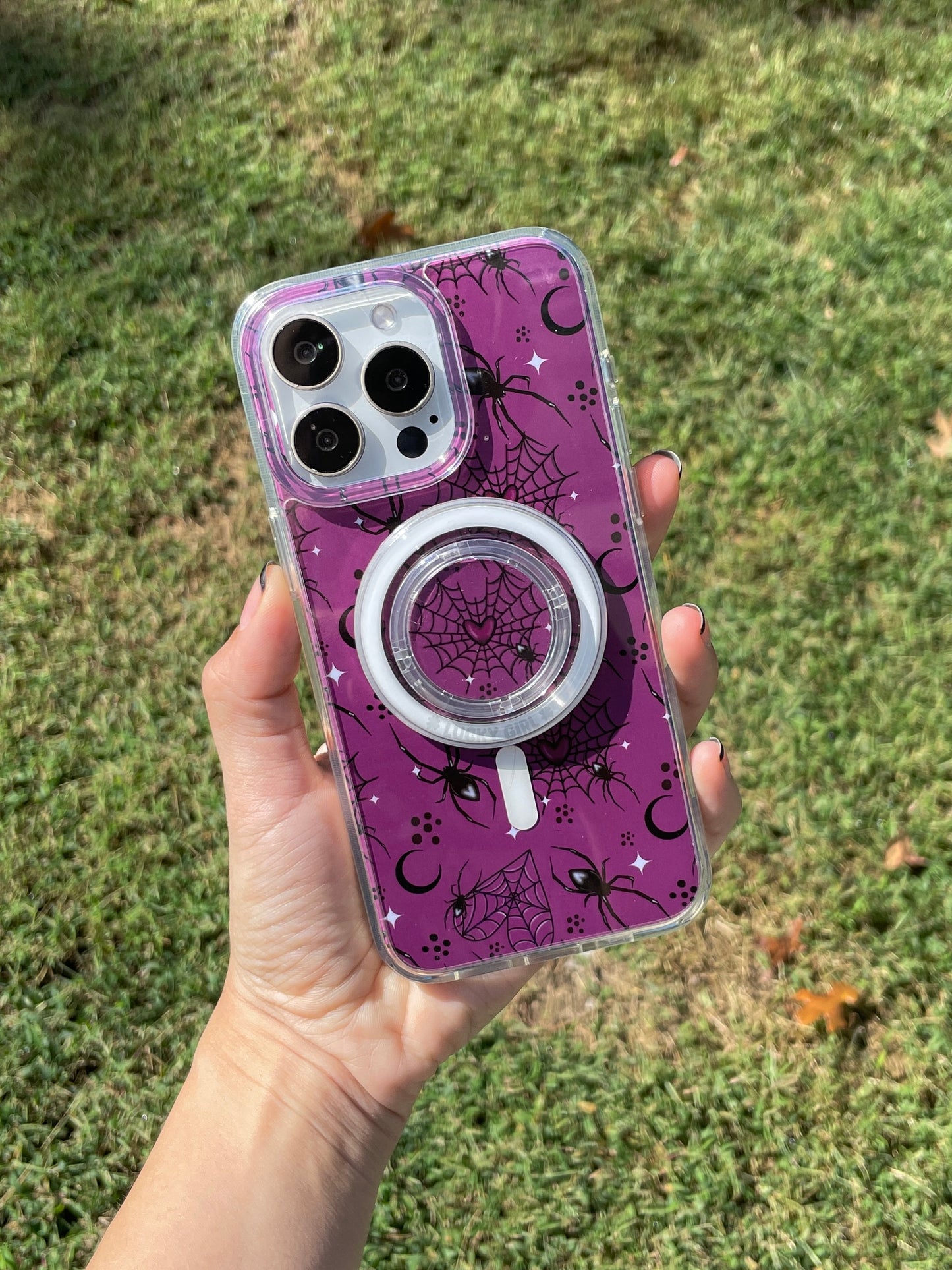 Violet Veil Midnight Tangle Clear Case Insert