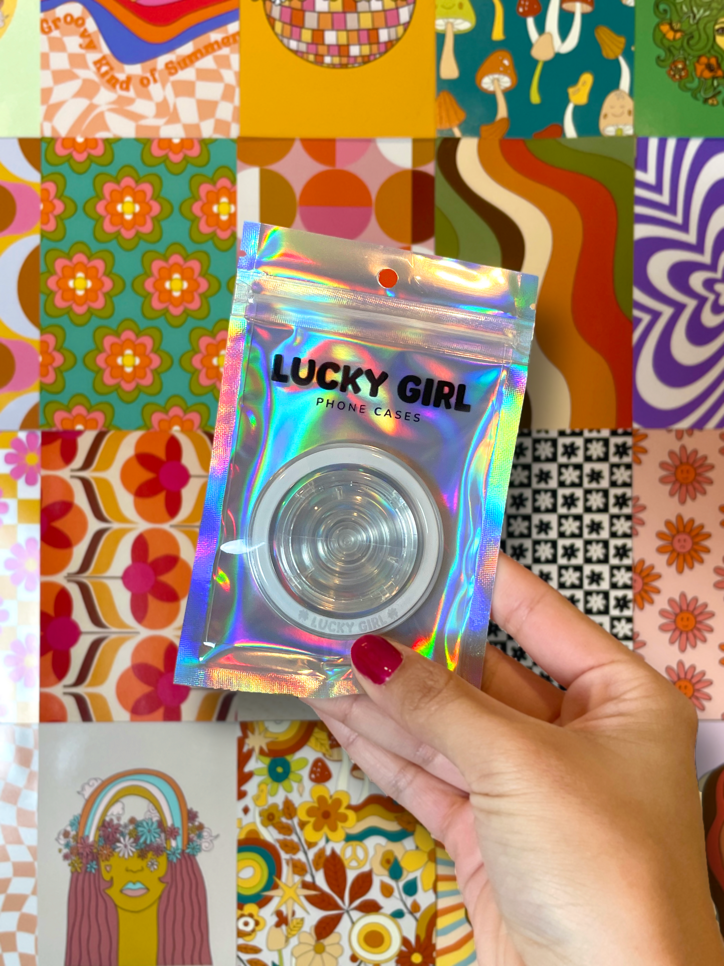 MagSafe Lucky Girl Phone Grip