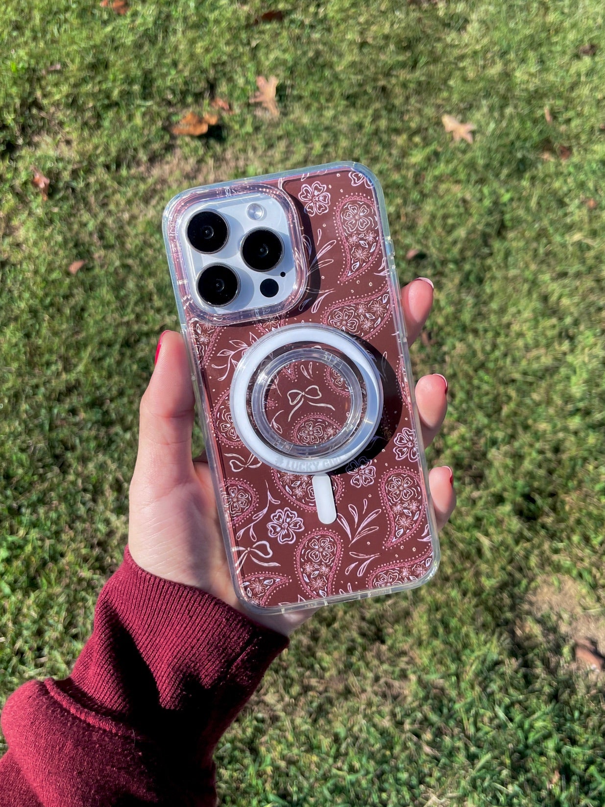 Prairie Paisley Clear Case Insert