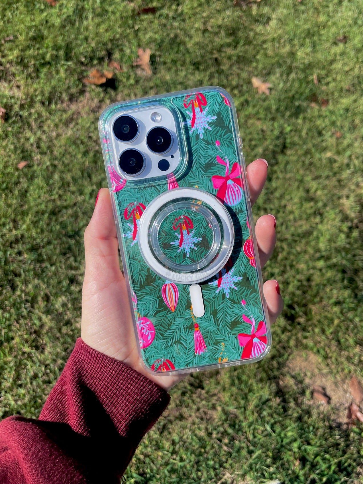 Nestled Cheer Clear Case Insert