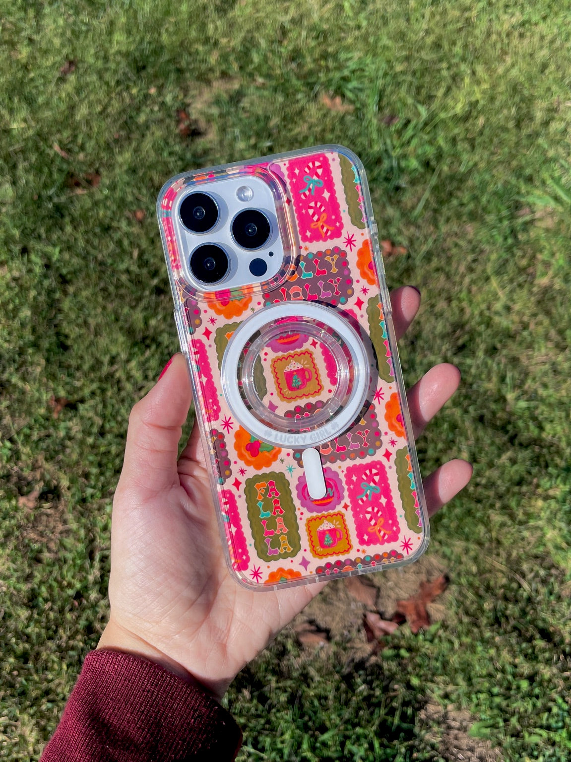 Christmas Cheer Clear Case Insert