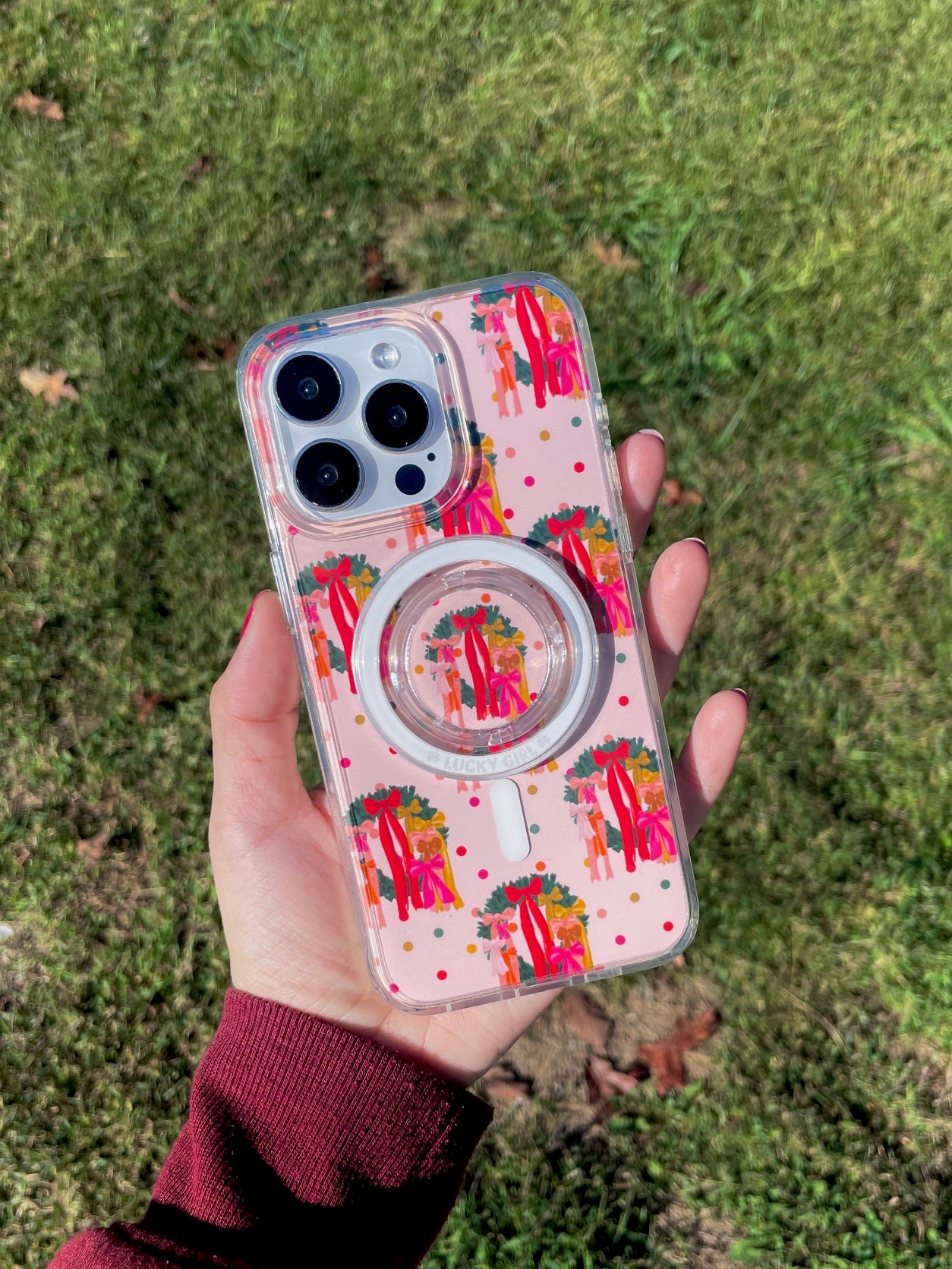 Wreath Whimsy Clear Case Insert