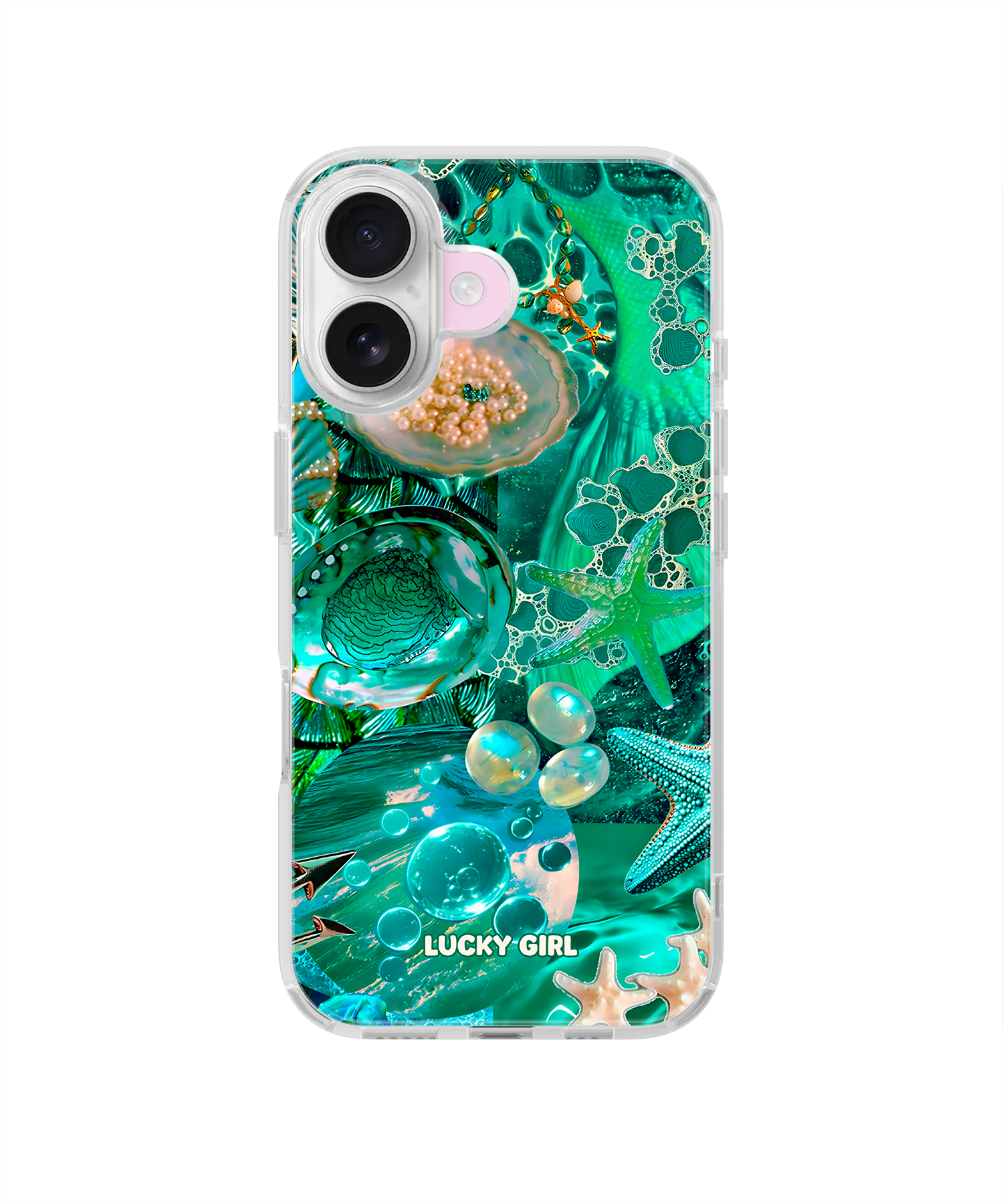 Aquamarine Clear Case Insert iPhone 17