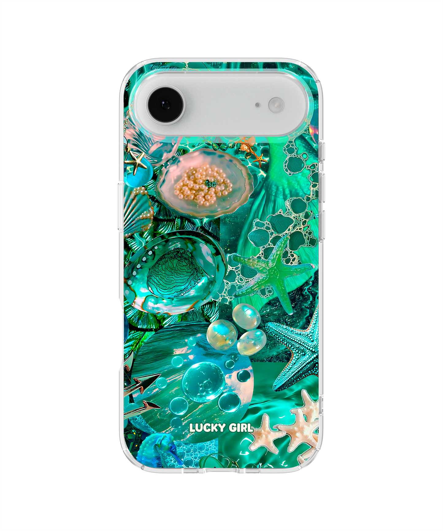 Aquamarine Clear Case Insert iPhone 17 Air