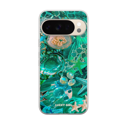 Aquamarine Clear Case Insert Pixel 10/10 Pro