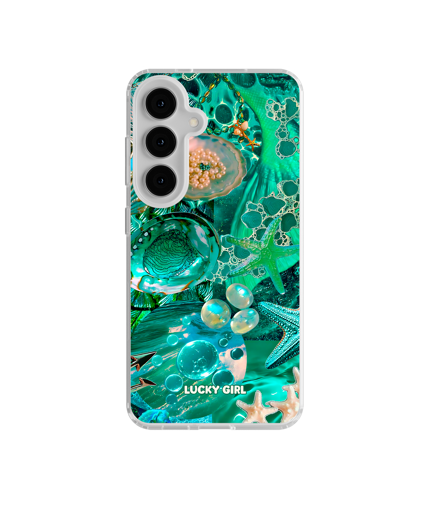 Aquamarine Clear Case Insert Galaxy S23