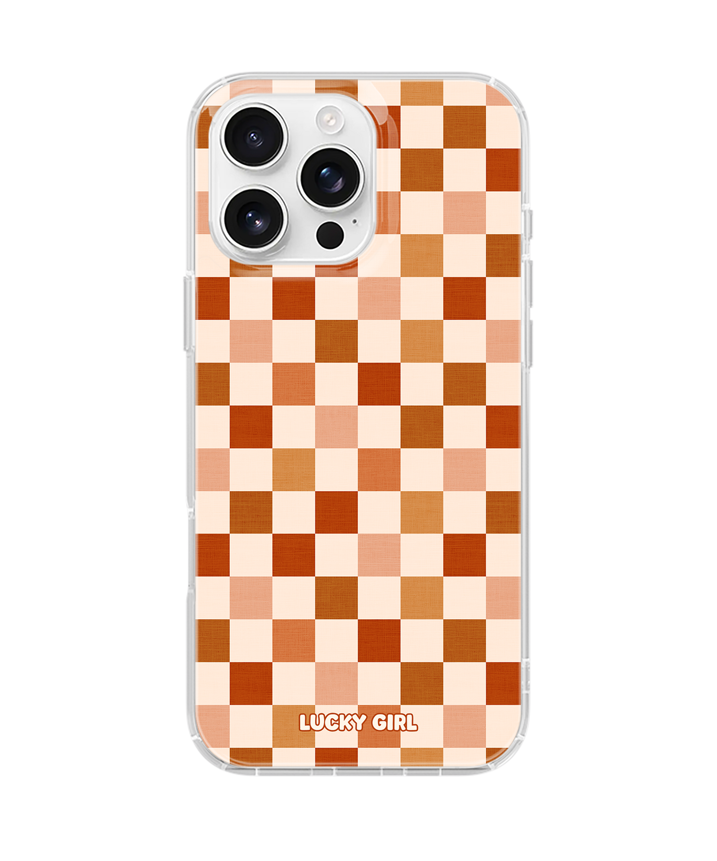 Autumn Check Clear Case Insert iPhone 12 Pro Max