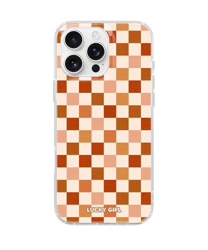 Autumn Check Clear Case Insert iPhone 16 Pro Max