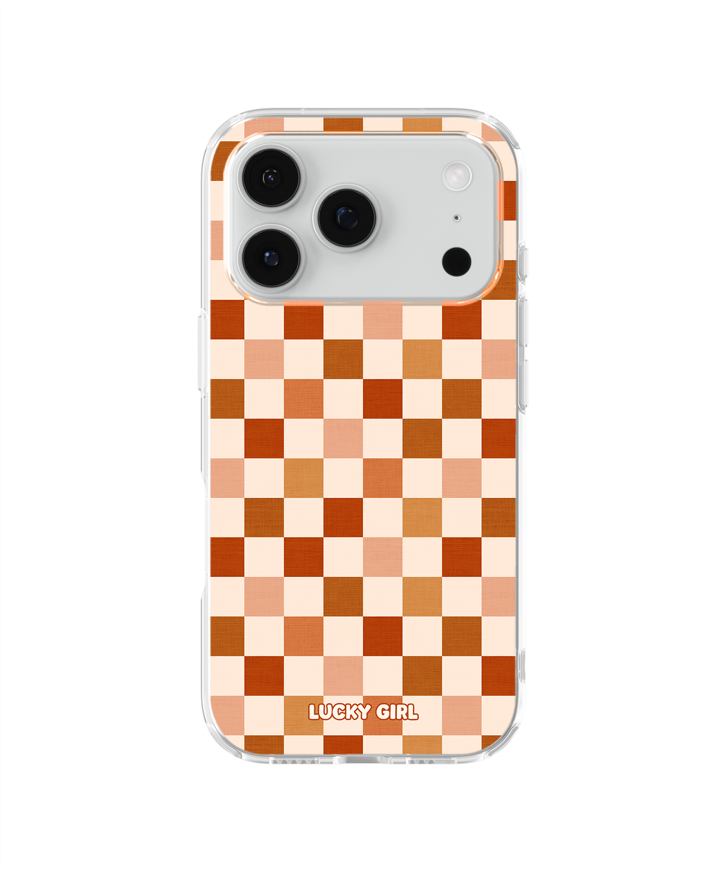 Autumn Check Clear Case Insert iPhone 17 Pro