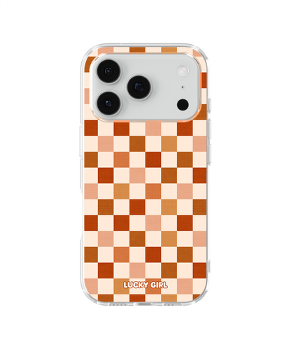 Autumn Check Clear Case Insert iPhone 17 Pro