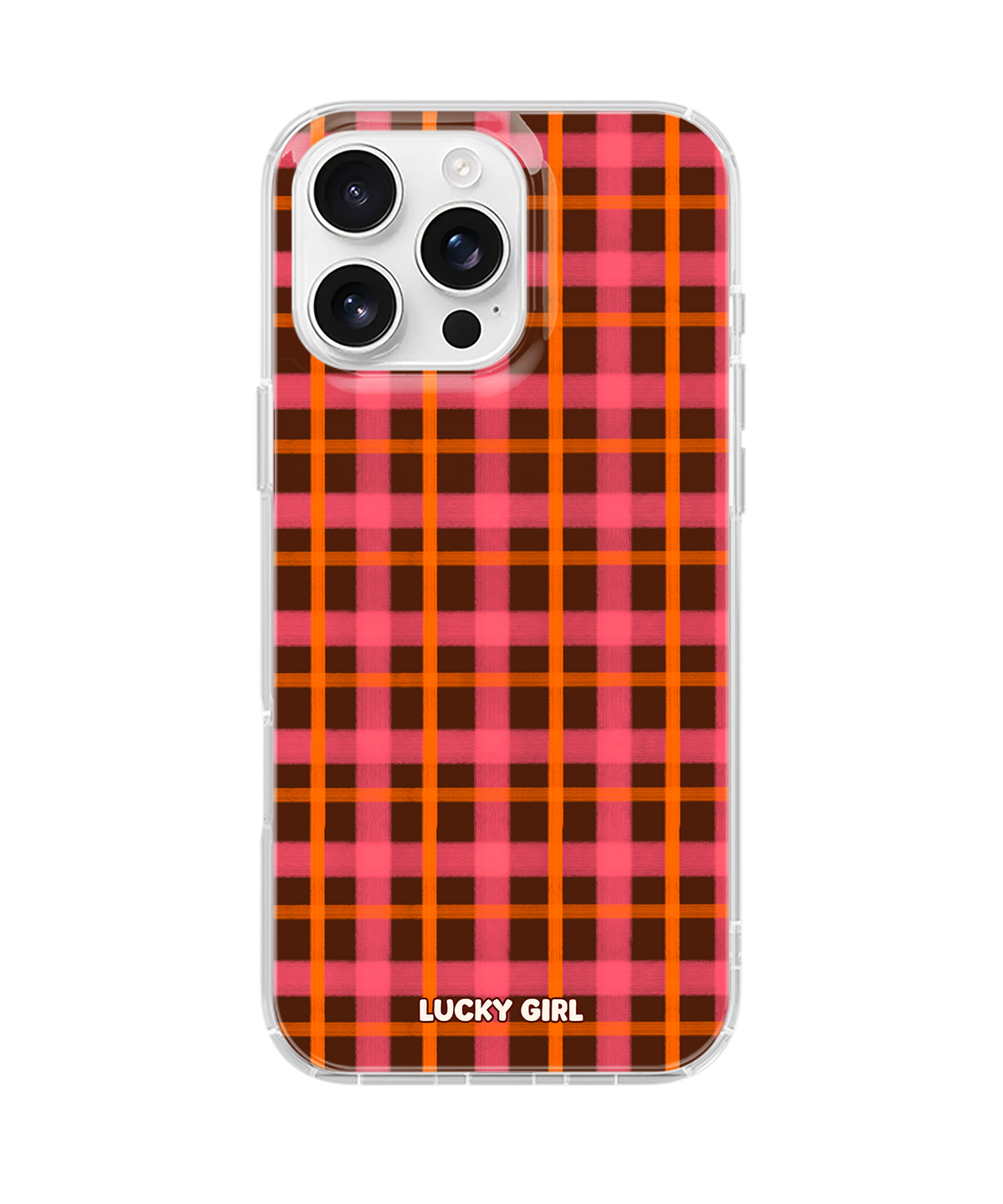 Autumn Glow Plaid Clear Case Insert iPhone 12 Pro Max