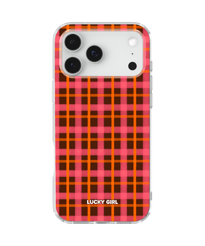 Autumn Glow Plaid Clear Case Insert iPhone 17 Pro Max