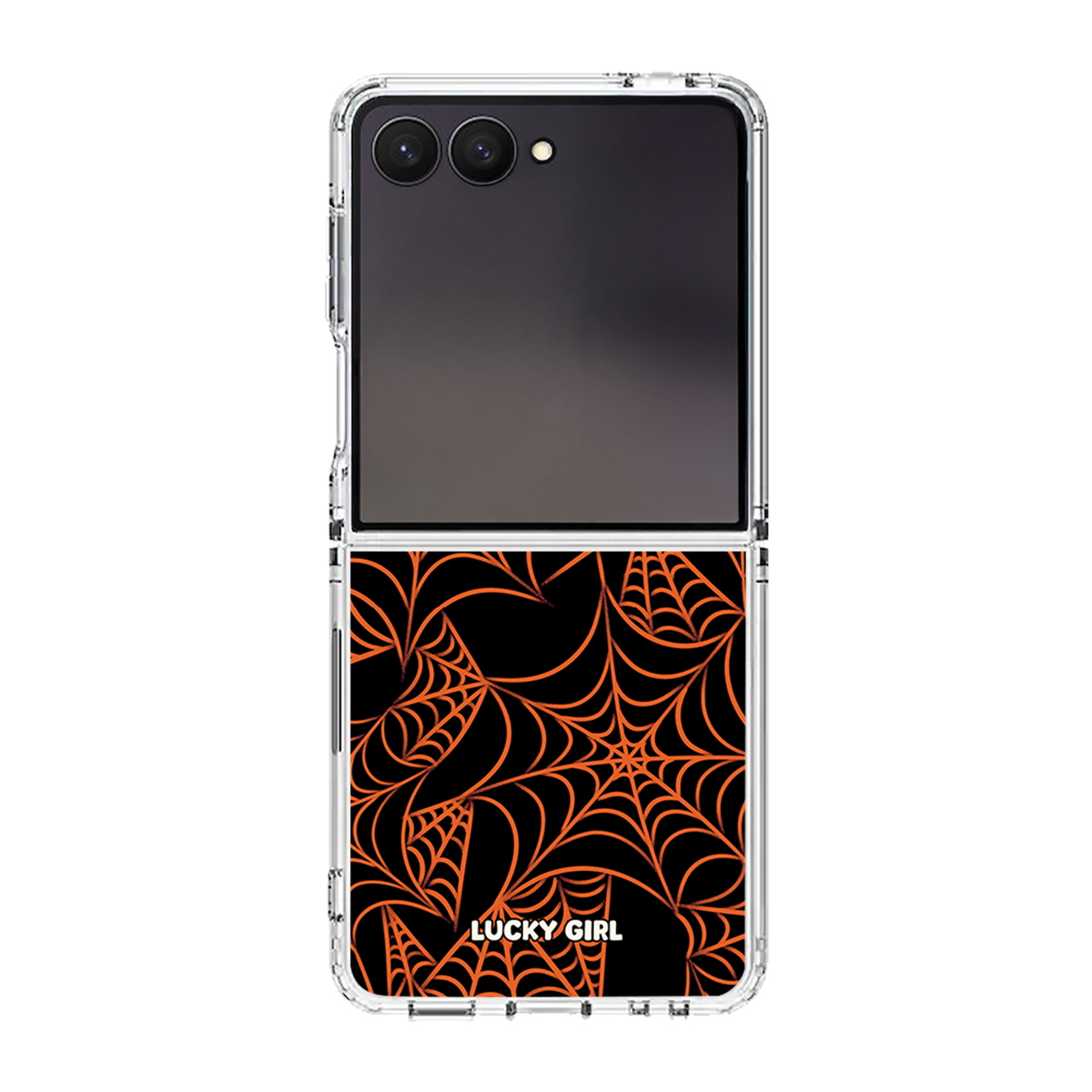 Autumn Silk Clear Case Insert Galaxy Z Flip 7
