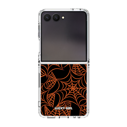Autumn Silk Clear Case Insert Galaxy Z Flip 7