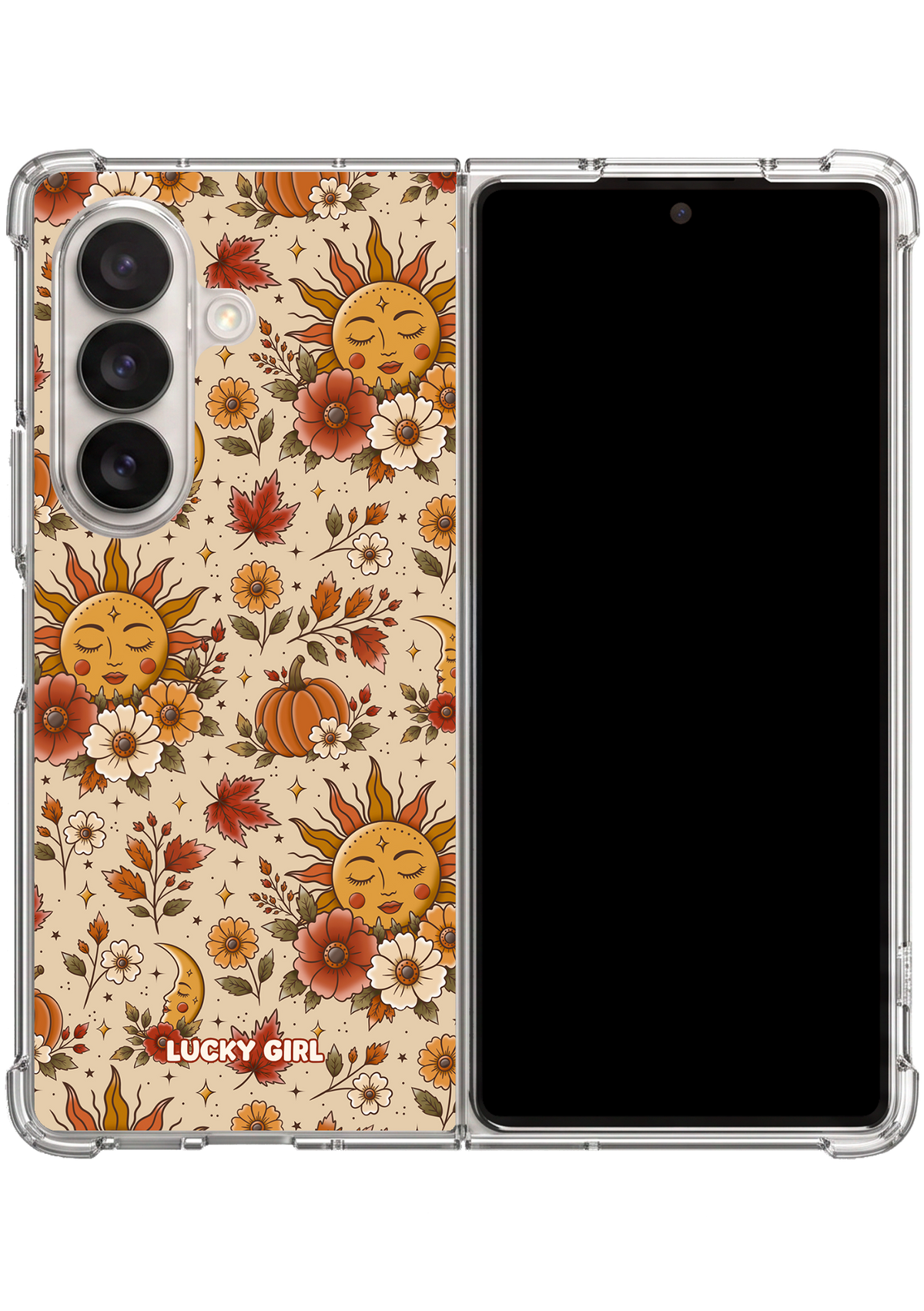 Autumn Equinox Clear Case Insert Galaxy Z Fold 7