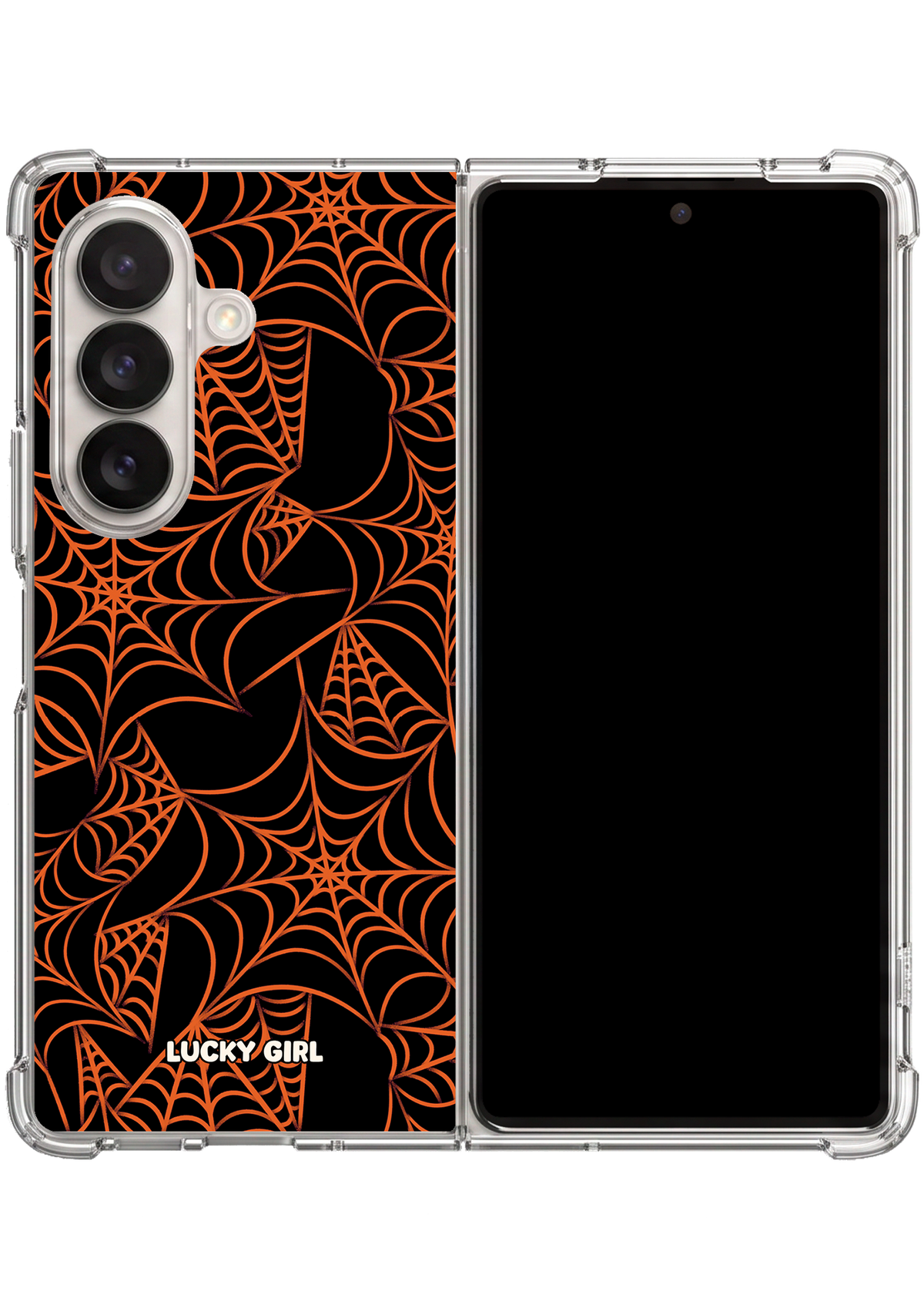 Autumn Silk Clear Case Insert Galaxy Z Fold 7