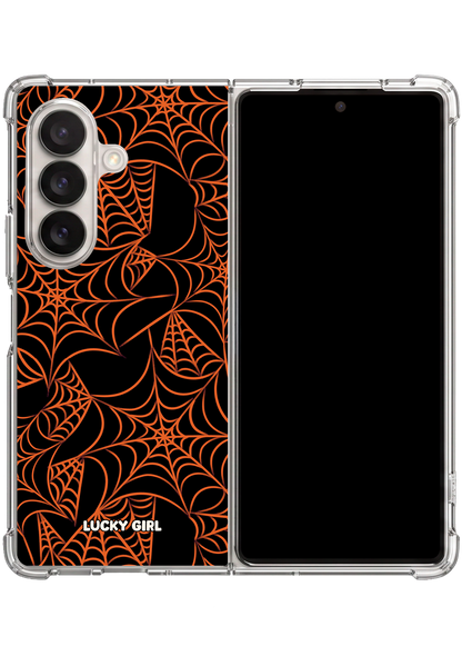 Autumn Silk Clear Case Insert Galaxy Z Fold 7