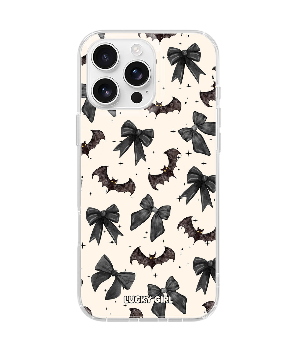Bats & Bows Clear Case Insert iPhone 15 Pro Max