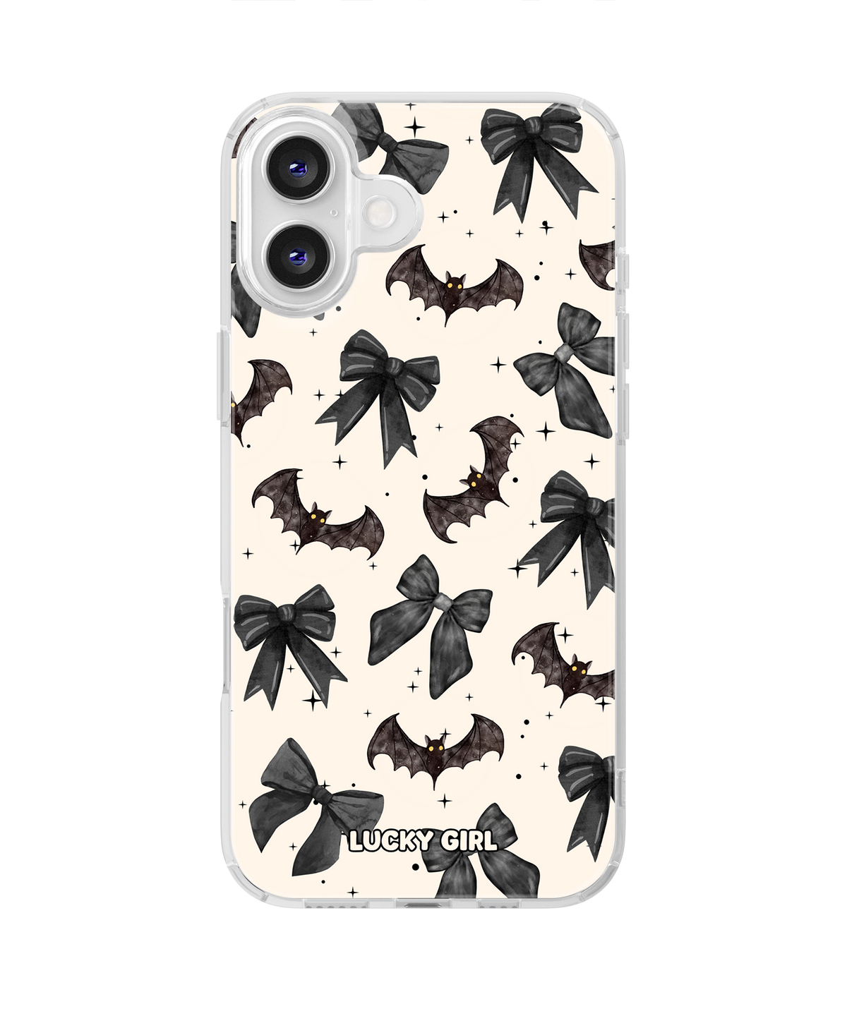 Bats & Bows Clear Case Insert iPhone 16 Plus