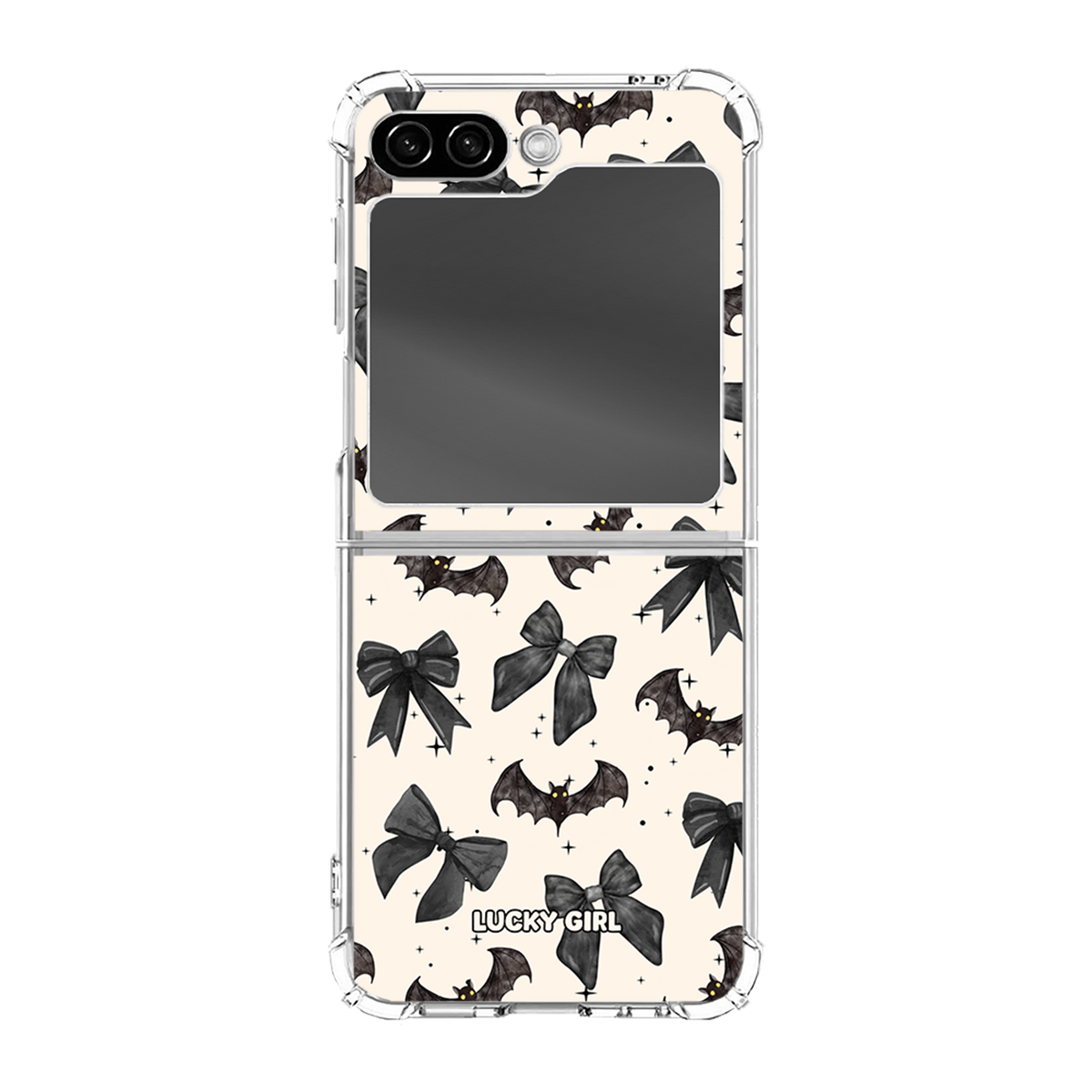 Bats & Bows Clear Case Insert Galaxy Z Flip 6/7 FE