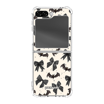 Bats & Bows Clear Case Insert Galaxy Z Flip 6/7 FE