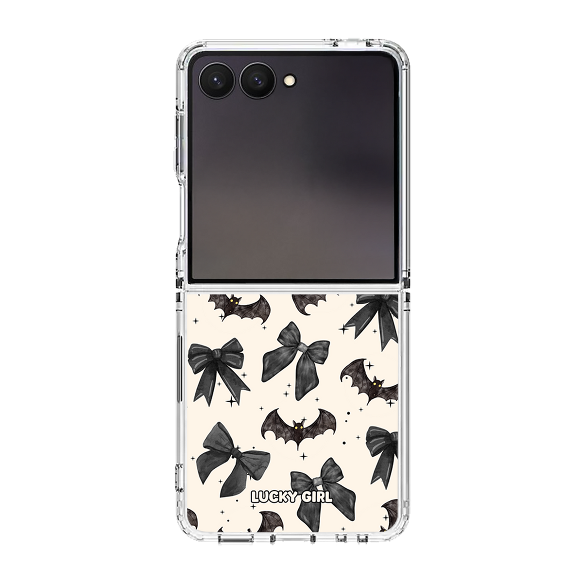 Bats & Bows Clear Case Insert Galaxy Z Flip 7