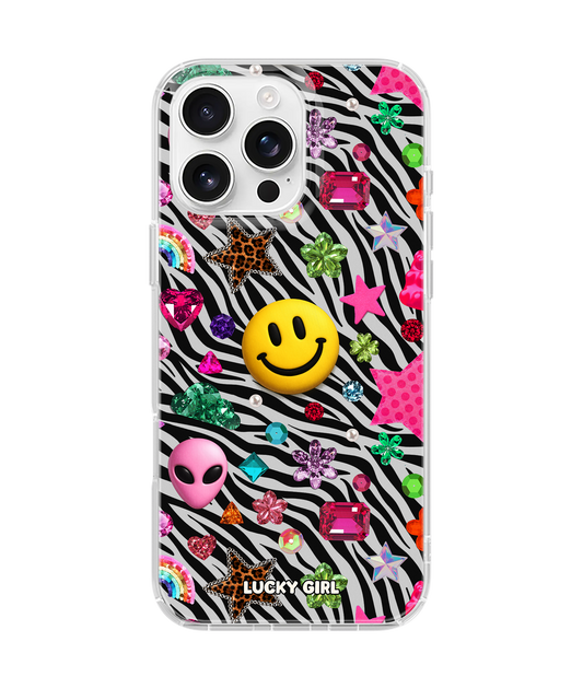 Bedazzling Clear Case Insert iPhone 16 Pro Max