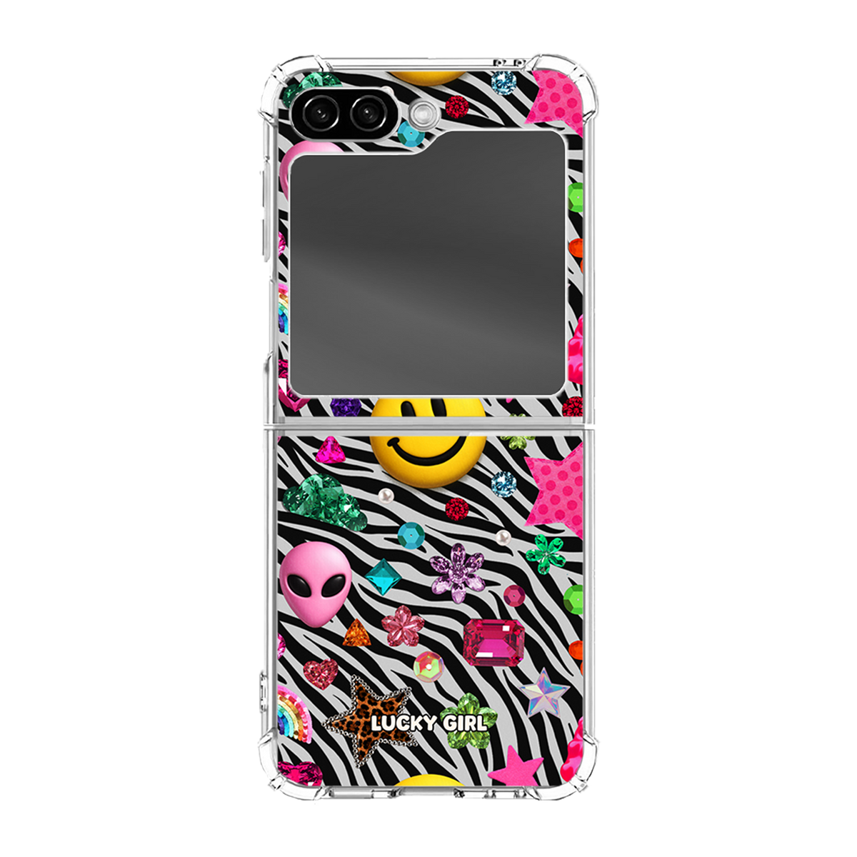 Bedazzling Clear Case Insert Galaxy Z Flip 6 / 7FE